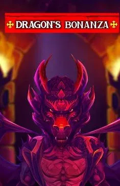 Dragon's Bonanza slot featuring a fierce red dragon