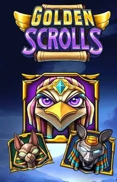 Golden Scrolls slot with Egyptian animal symbols