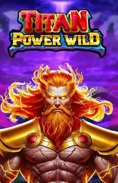 Titan Power Wild slot with fiery Greek god character